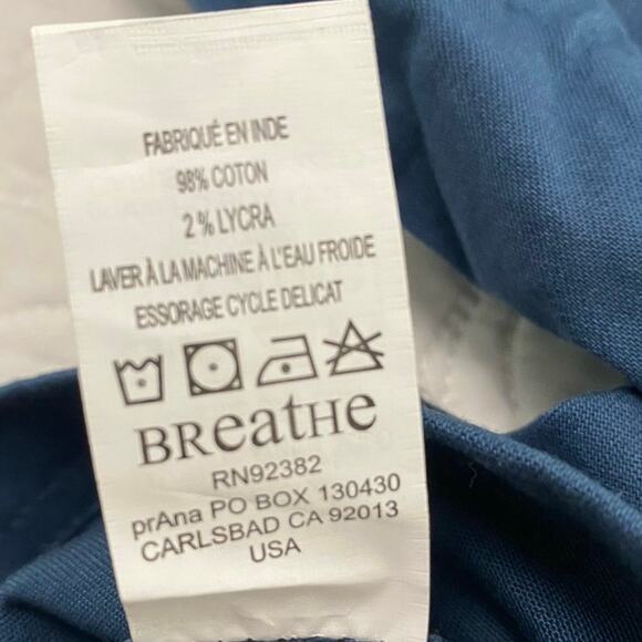 PrAna Scorpian Shorts Mens Small Blue Stretch Outdoors Hiking Nylon 9" - Picture 11 of 11